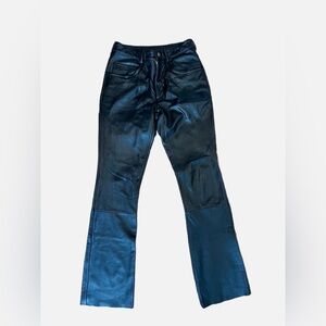 Wilson Leather bootcut leather pants